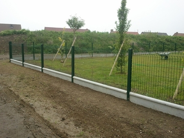 Pose clôture à Carquefou