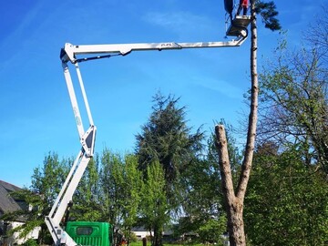 Intervention avec nacelle à Vertou